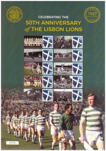 BC-504 2017 Lisbon Lions 50th Anniversary Business Smilers Sheet - Picture 1 of 1