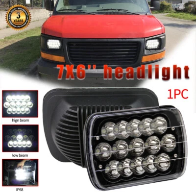 7x6" LED Headlight Hi/Lo sealed Beam DRL For GMC Savana Express 1500 2500 3500 - Image 1 of 4