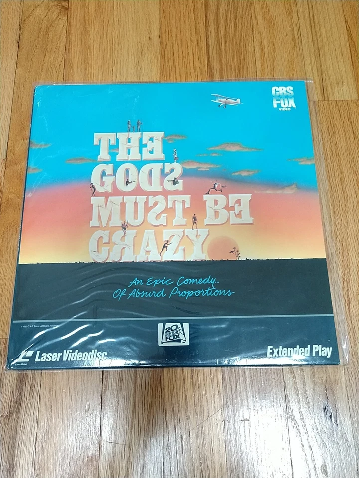 "The Gods Must Be Crazy" Extended Play Laserdisc LD - Marius Weyers Foto 1 de 4