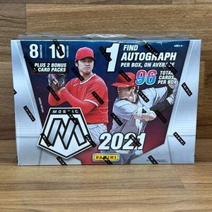 Panini 2021 Mosaic Baseball Mega Box 96 Cards Sealed - Picture 1 of 3