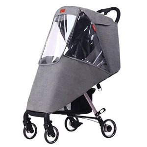 Universal Rain Cover for Baby Stroller Waterproof Windproof Rainy Weather Guard - Picture 1 of 9