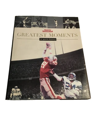 Vintage Hardcover Book Sports Illustrated Greatest Moments in Sport History 2000 Foto 1 de 4