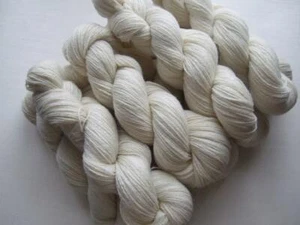 Natural undyed yarn, yarn for dyeing, fingering weight (4 skeins x 100g) - Picture 1 of 2