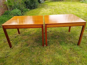 A Pair of Vintage Jens Risom Designer Side Occasional Tables Denmark 1960s - Picture 1 of 18