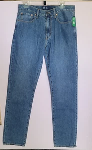 New With Tags Jeans GAP DENIM Straight Leg Mid Rise 32x36 Men Wmn Unisex 5 Pockt - Bild 1 von 8