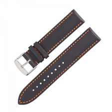 Laco NYTECH GMT Strap Black Handmade 20 MM without Buckle Genuine New