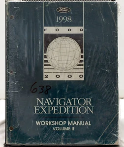 Ford Expedition 1998 fabricante de equipos originales Lincoln Navigator Workshop manuales de servicio volumen 2 - Imagen 1 de 3