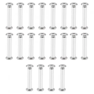 20Pack Binding Post Screw Kit Stainless Steel Barrel Nuts and Bolts with Wrench - Picture 1 of 9