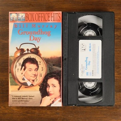 Groundhog Day (1993) - VHS Comedy - Bill Murray - NEAR PERFECT CONDITION - Image 1 of 4