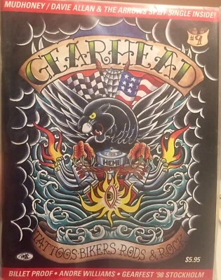 MUDHONEY DAVIE ALLAN ARROWS  7" MINT GEARHEAD MAG #9 Buddies Green River grunge - Image 1 of 4