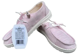 Hey Dude Wendy Women’s Heathered Stretch Slip-on Shoe Size W7 Color Bubblegum - Picture 1 of 4