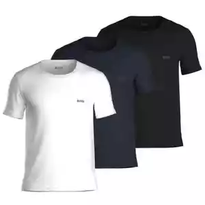Hugo Boss 3 Pack Classic Crew Neck Navy/Black/White Tee Size L BNWT/BOX - Picture 1 of 8
