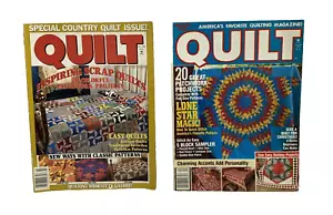 2 Vintage Quilt Magazines Fall & Winter 1990 Quilt Patterns 90's - Picture 1 of 9