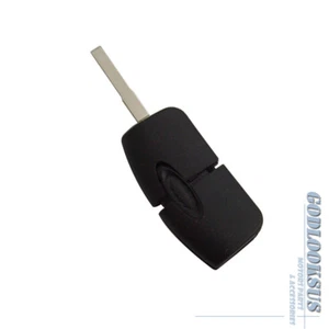 Folding Flip Remote Key Shell Fob Case 3 Btn For Ford Focus Fiesta C-Max Mondeo - Imagen 1 de 4