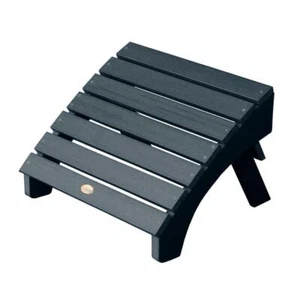 Highwood Adirondack Ottoman 19.8" Collapsible Weather Resistant Federal Blue - Picture 1 of 5