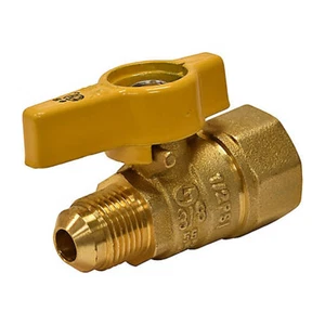 Thrifco 6415080 3/8fl X 1/2fip Aga Ball Valve - Picture 1 of 1