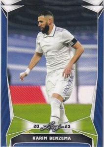 Leaf Trading Card Soccer  2023 No. B-9 Karim Benzema Blue Parallel - Bild 1 von 2