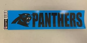 Carolina Panthers Vibrant Official NFL Team Logo Bumper Sticker Car Decor Decal - Picture 1 of 5