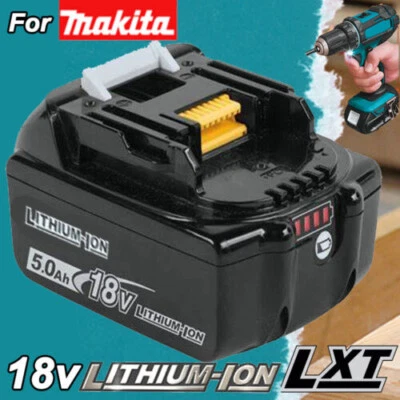 Original 5AH 18V Für Makita-Wechsel-Akku BL 1850 B BL1850 BL1860 LXT Li-Ion Neu