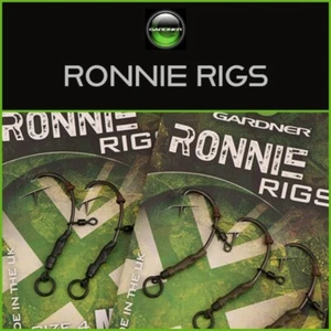 GARDNER TACKLE RONNIE RIGS - ALL SIZES | NEW - CARP FISHING HOOKS - Picture 1 of 5