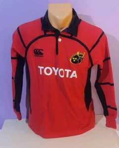 MUNSTER RUGBY 2004 home rugby union jersey longsleeve Canterbury 10-11 years - Picture 1 of 10