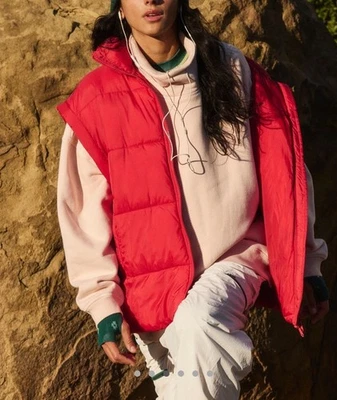 FP Movimiento Naranja En Una Burbuja Gran Tamaño Puffer Mejor Pequeño NUEVO Foto 1 de 4