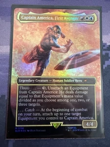 MTG Marvel Secret Lair Captain America, First Avenger Commander Rainbow Foil - Picture 1 of 1