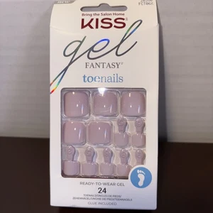 Kiss Gel Fantasy Zehennägel Get Loud Ready-to-Wear Kleber enthalten 24 Stück - Bild 1 von 7