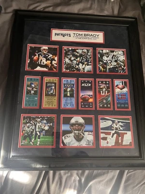"Tom Brady 6 veces campeón del Super Bowl 4 veces MVP foto 23""x27""" Foto 1 de 2