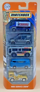Matchbox 5 Pack Fenski Ford Transit Van & Service Vehicles | Factory‑Sealed Gift - Picture 1 of 13