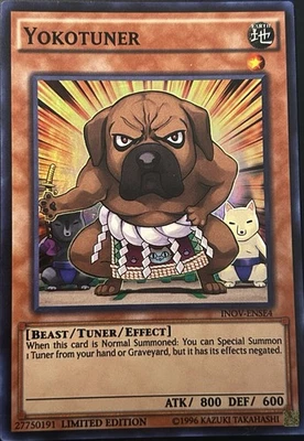 Yugioh! TCG - Yokotuner - INOV-ENSE4 - Super Rare - Limited Edition - Image 1 of 2