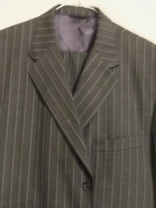 SA164- MINT STUNNING Tom James / Holland & Sherry BESPOKE CANVASSED SUIT - 43XL - Picture 1 of 12