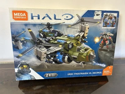 HALO MEGA BLOKS CONSTRUX UNSC FROSTRAVEN VS DECIMUS BUILDING SET FVK38 - Image 1 of 4