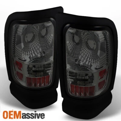 Fits 94-01 Dodge Ram Pickup Smoked Altezza Tail Lights Lamps Left+Right - Image 1 of 2