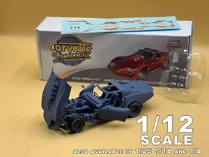 1:12 Scale Corvette Summer Model Kit With Decals, Rubber Tires and Clear Parts - Picture 1 of 12