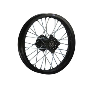  Llanta de aluminio anodizada negra 14 pulgadas trasera 1.85x14 12 mm tipo 2 Dirt Bike HMParts - Imagen 1 de 2