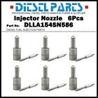 6Pcs Fuel Injector Nozzle Tip Dlla154sn586 For Isuzu N F Series 4Bd1t 6Bg1 6Bd1t