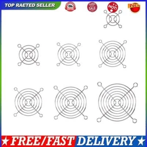 5pcs Desktop Computer PC Case Cooling Fan Grills Finger Guard Protection Cover - Photo 1/15