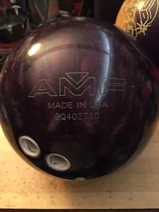 Vtg 15# AMF Night Hawk M2 Bowling Ball, Used, Exc - Picture 1 of 4