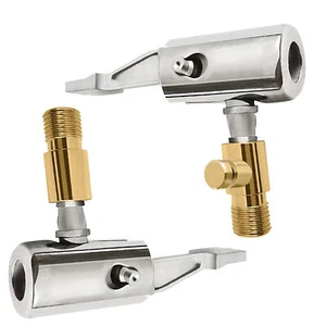 1pcs Car Air Inflator Pump Hose Nozzle Adapter Tire Chuck Valve Clip Connector - Picture 1 of 12