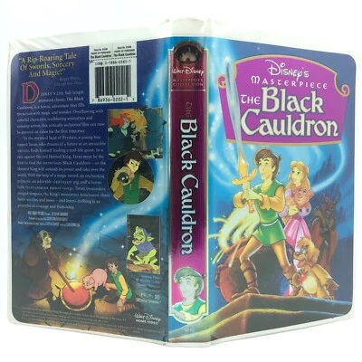 El Caldero Negro - Colección Obra Maestra Walt Disney VHS 1998 Fantasía Oscura Foto 1 de 4