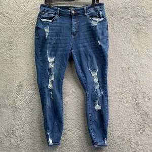 JUDY BLUE Jeans Womens Size 18W Blue 36x27 - Picture 1 of 9