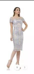 JS Designs Illusion Dress sz10 - Picture 1 of 4