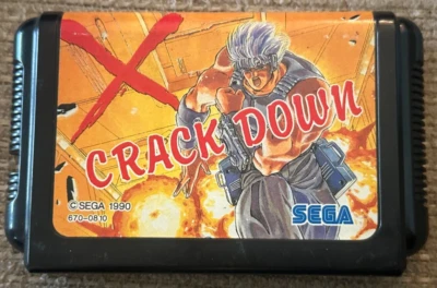 Crack Down (Sega Mega Drive) Authentic - Game Cartridge ONLY - Image 1 of 4