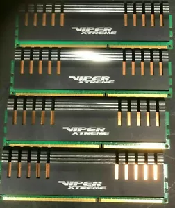 16GB (4GBx4) Patriot Viper Xtreme PXD38G1600C10K PC3-12800 DDR3 Desktop RAM - Picture 1 of 1
