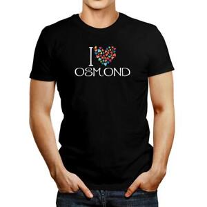 I love Osmond colorful hearts T-shirt