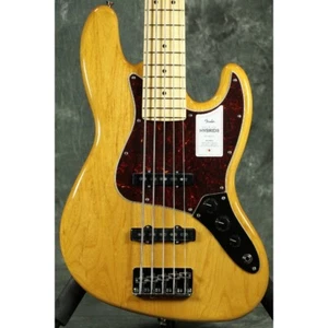 Fender Made in Japan Hybrid II Jazz Bass V Vintage Natural 5-string bass - Picture 1 of 10