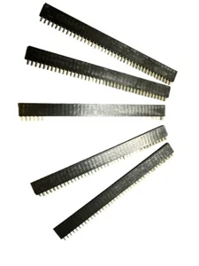 5x 40 Pin Polig Buchsenleiste weiblich Pin Header 2.54mm für Arduino Raspberry - Bild 1 von 1