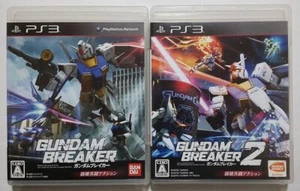 PS3 Gundam Breaker 1 y 2 Juego de 2 Juegos Japoneses Sony PlayStation 3 - Imagen 1 de 4
