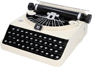 Retro Typewriter Model, Iron Vintage Typewriter Model, Antique Typewriter Fig... - Picture 1 of 12